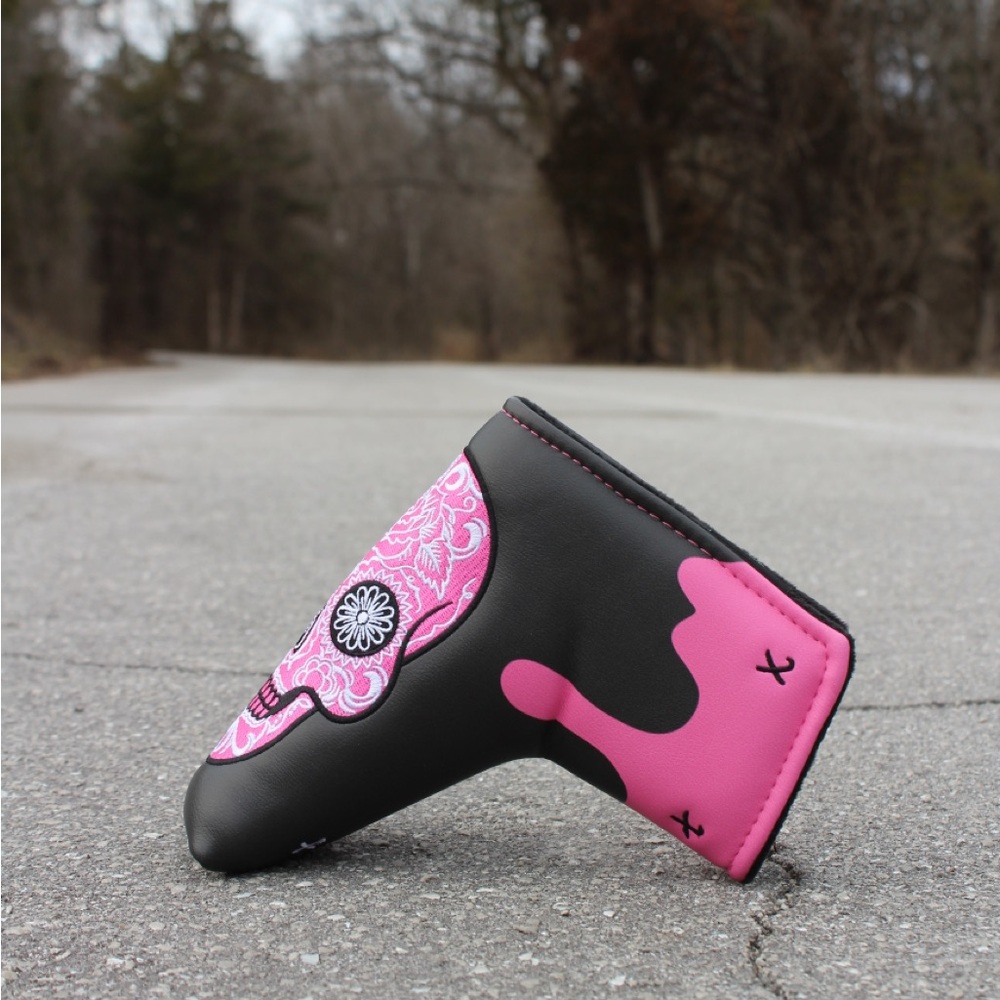 Rare Skull Golf Putter Headcover, High Quality Golf Putter Cover